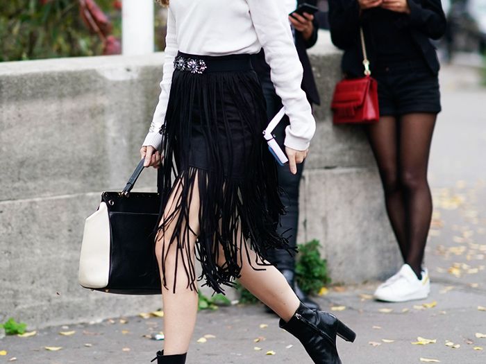 See How to Wear a Fringe Skirt and Shop Them | Who What Wear