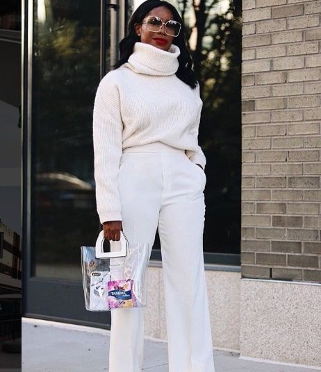 15 All-White Winter Outfits That Are Anything But Boring | Work