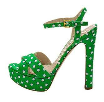 Cute Polka Dot High Heel Sandals Pictures, Photos, and Images for
