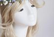 Amazon.com: Bridal Baby Breath Flower Crown Headband for Bride