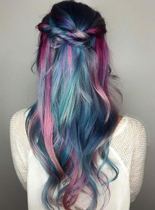 50 Bold Pastel and Neon Hair Colors in Balayage and Ombre
