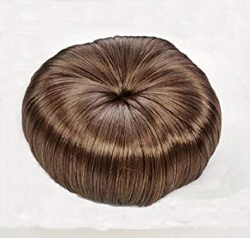 Amazon.com : Light Brown Ballet Bun Clip in Hairpiece | Braided Edge