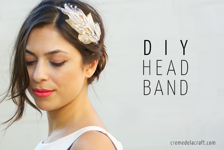DIY: Beaded Bridal Headband