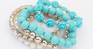 Star Jewelry 6 Colors With Beads Flower Charm Bracelet u2013 Trendy