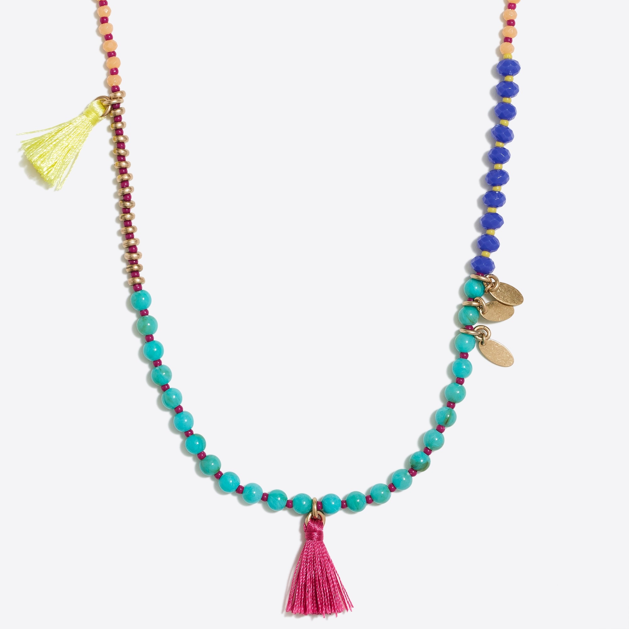 Beaded tassel necklace : FactoryWomen Necklaces | Factory