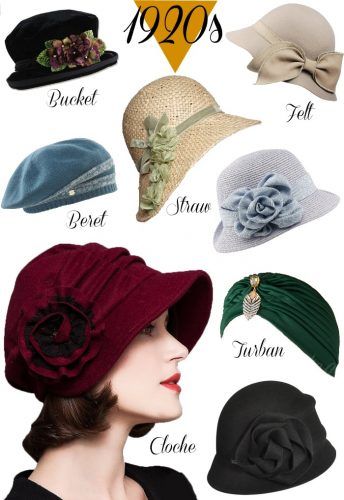 1920s Style Hats for a Vintage Twenties Look | 1920s Style Clothing