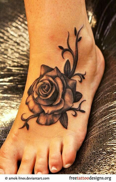 Women Tattoo u2013 Beautiful rose tattoo ???u2026 | Tattoos | Pinterest
