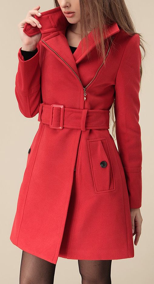Belted coat | Style : Fall + Winter | Pinterest | Coat, Style and