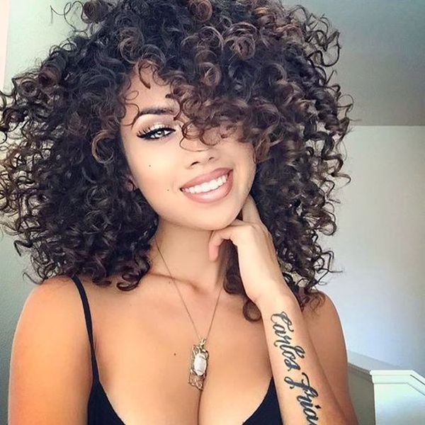 Curly haircuts, black natural curly hairstyles.