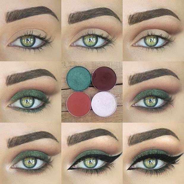 Best Eyeshadow Colors for Green Eyes | StyleWile