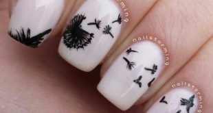 30+ Dandelion Nail Art Designs | Best nails community board