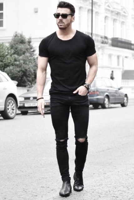23 Chic Black Pants Outfits For Men - Styleoholic