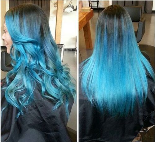 30 Fairy-Like Blue Ombre Hairstyles | Hairstyles | Hair, Balayage