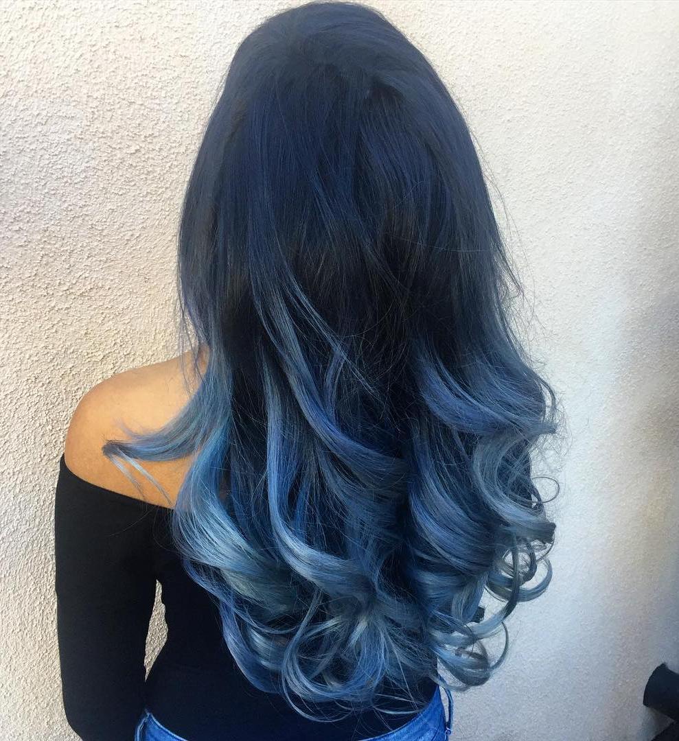 40 Fairy-Like Blue Ombre Hairstyles