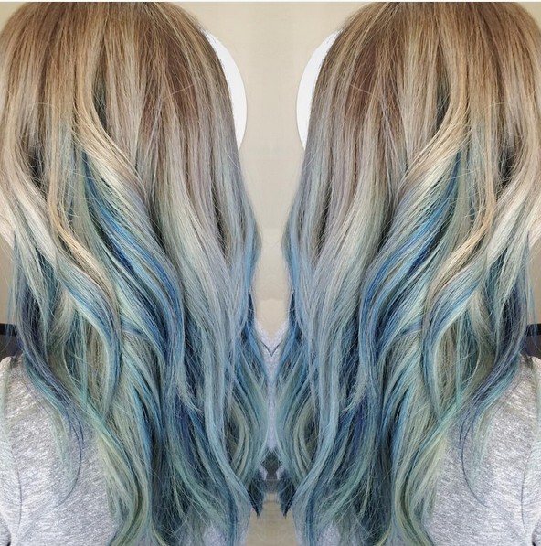 18 Beautiful Blue Ombre Colors and Styles - PoPular Haircuts