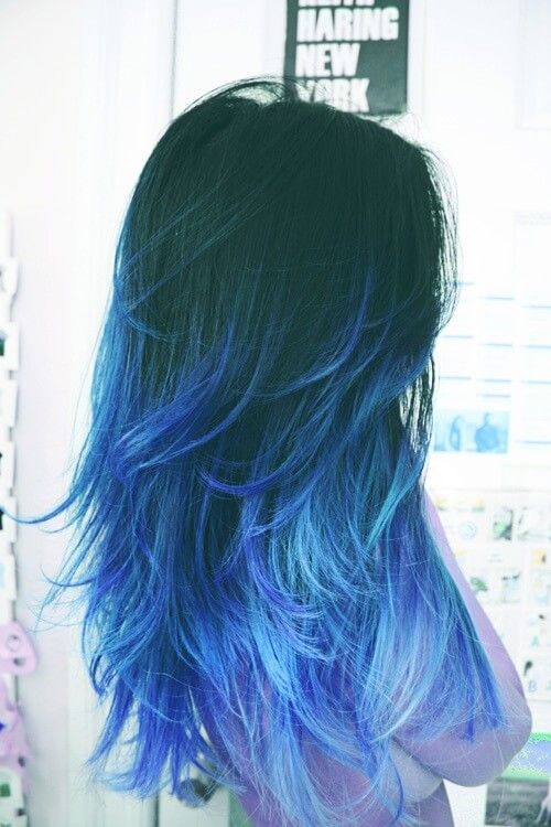 27 Super Cool Blue Ombre Hairstyles | FASHION - Beauty | Hair, Ombre