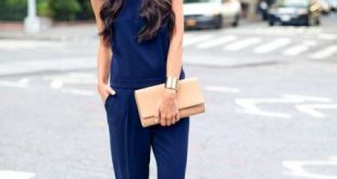 22 Navy Blue Romper And Jumpsuit Outfits - Styleoholic