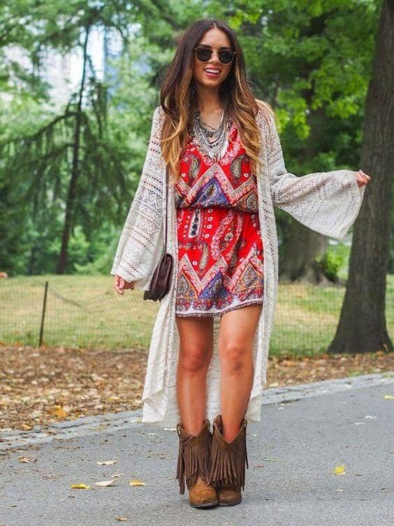 27 Bohemian Fall Outfits That Are On Point This Season