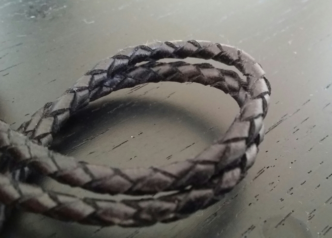 Picture Of diy bottega veneta inspired knot bracelet 2