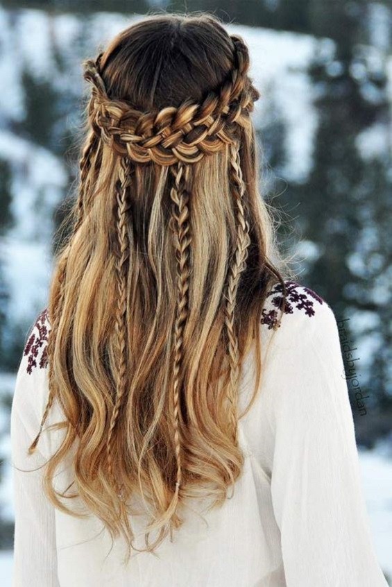 boho hair ideas,braided hairstyle ideas | Bohemian hairstyles