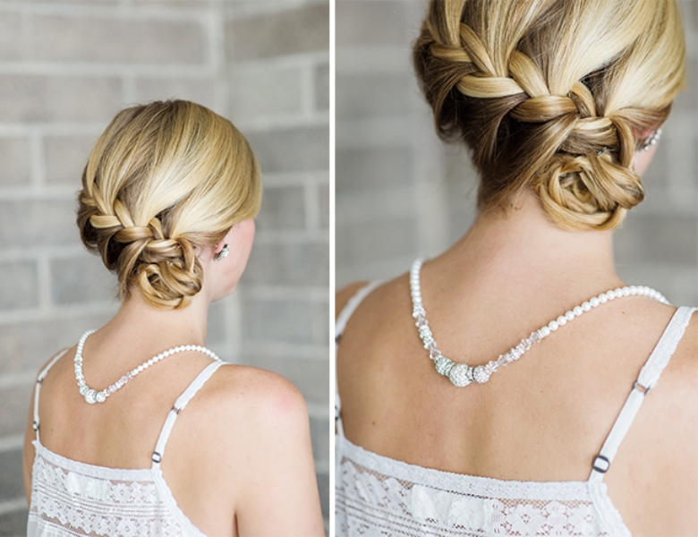 Picture Of lovely diy braided side bun for date nights 2