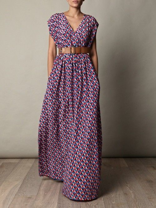 Maxi dress, apparently its easy to sew: Its just 4 rectangles