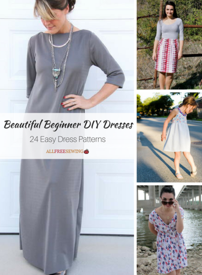 Beautiful Beginner DIY Dresses: 24 Easy Dress Patterns