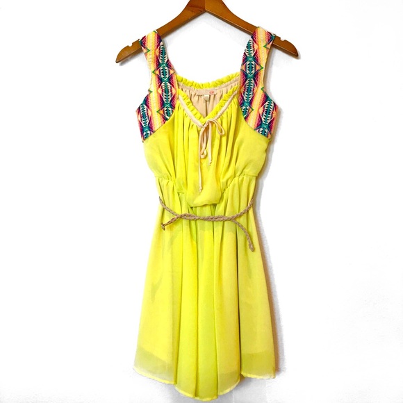 Gianni Bini Dresses | Bright Yellow Summer Dress | Poshmark
