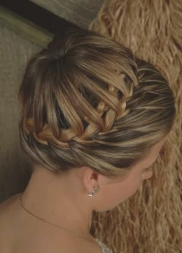 French Braid Bun with Weave 17 Best Images About for the Luv Of Hair