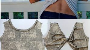 DIY Butterfly Twist Tee. | DIY and crafts | DIY fashion, Diy clothes
