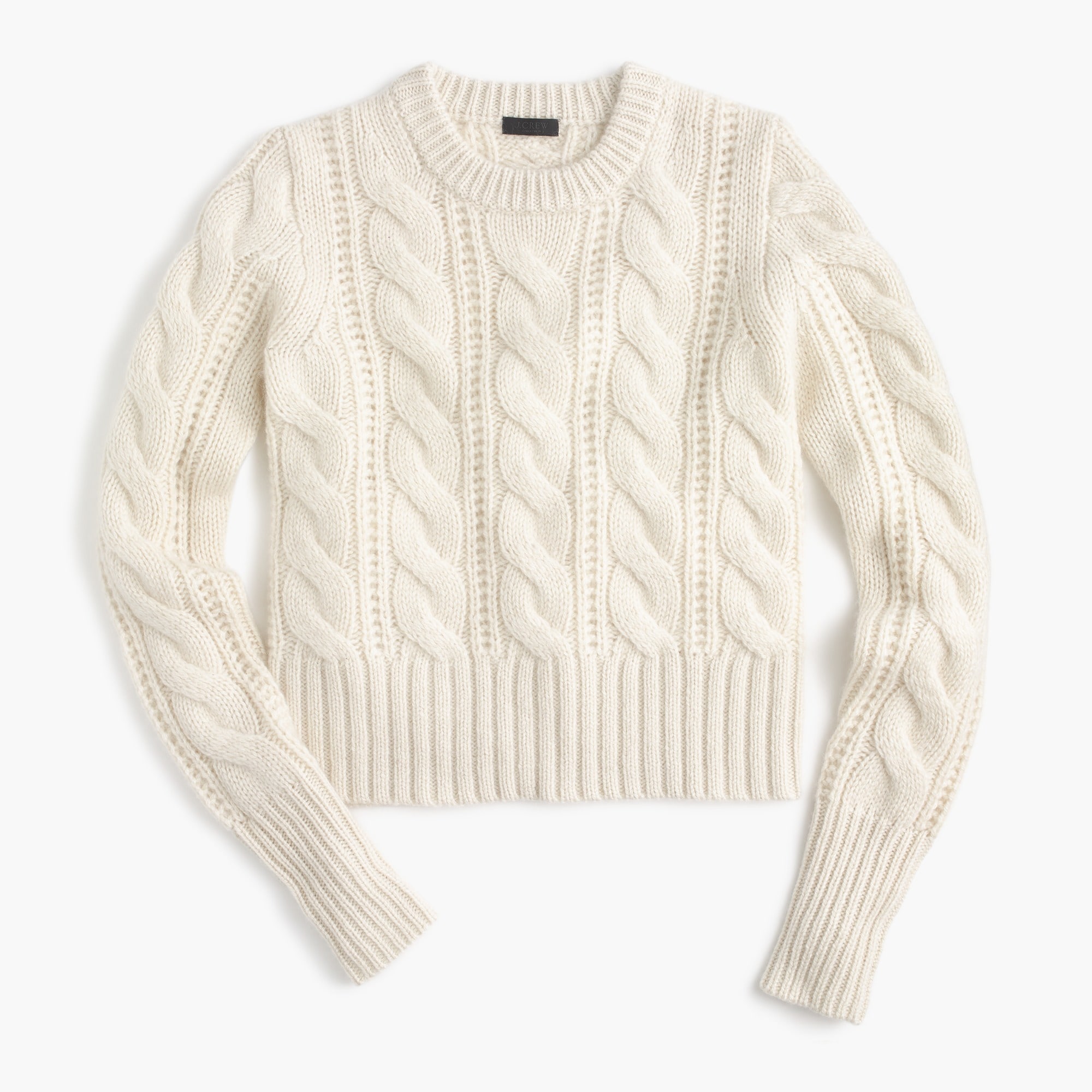 Women's Cable-Knit Sweater In Italian Cashmere | J.Crew