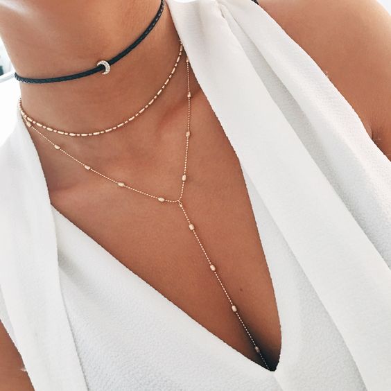 15 ways to wear layered necklace like a pro