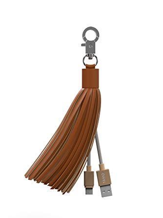 Amazon.com: TAMO FOREVER Tassel Charger Leather Charm Mobile