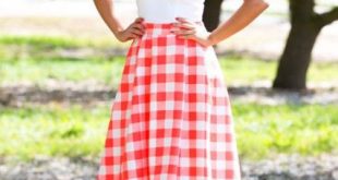 21 Creative Checked Skirt Outfits For Summer - Styleoholic