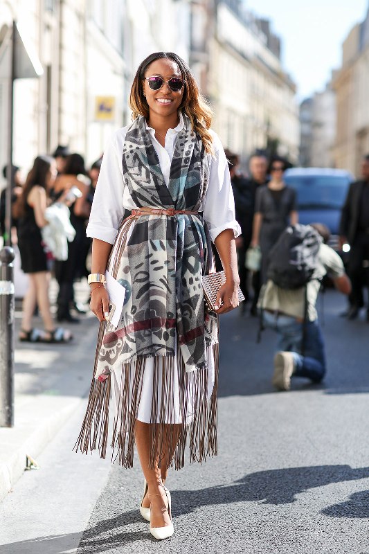 Picture Of chic belted scarf trend to try this fall and winter 13