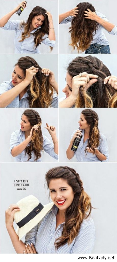 Hair tutorials from Be A Lady | Nails, make-up, hair, ACTION