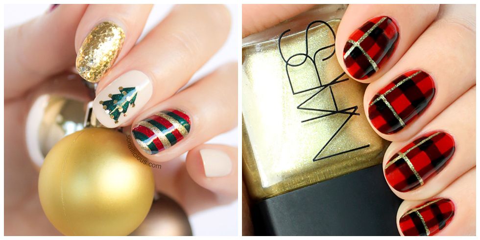 22 Best Christmas Nail Art Design Ideas 2018 - Easy Holiday Nails