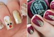 49 Easy Winter and Christmas Nail Ideas | StayGlam