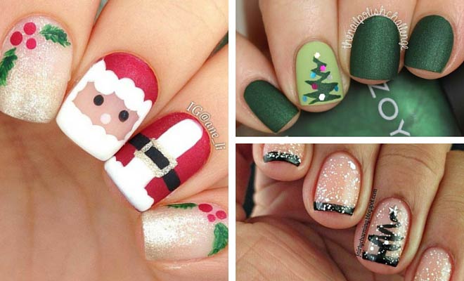 51 Christmas Nail Art Designs & Ideas for 2018 | StayGlam