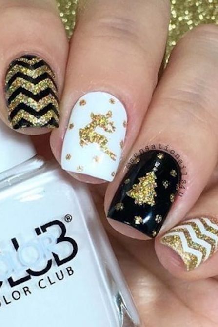 40 Festive Christmas Nail Art Ideas - Easy Designs for Holiday Nails