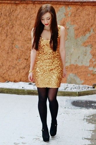 dress gold glitter dress christmas winter outfits gold gold dress