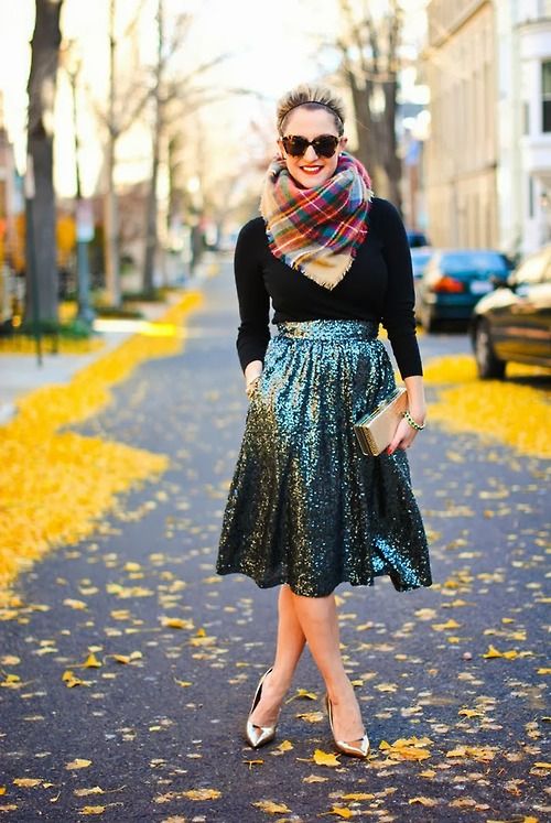 Christmas Outfits With Sequins