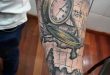 80 Clock Tattoo Designs For Men - Timeless Ink Ideas | tattoos