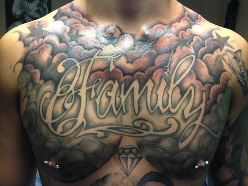 Heaven Clouds Tattoos On Chest cloud tattoo designs chest piece tats