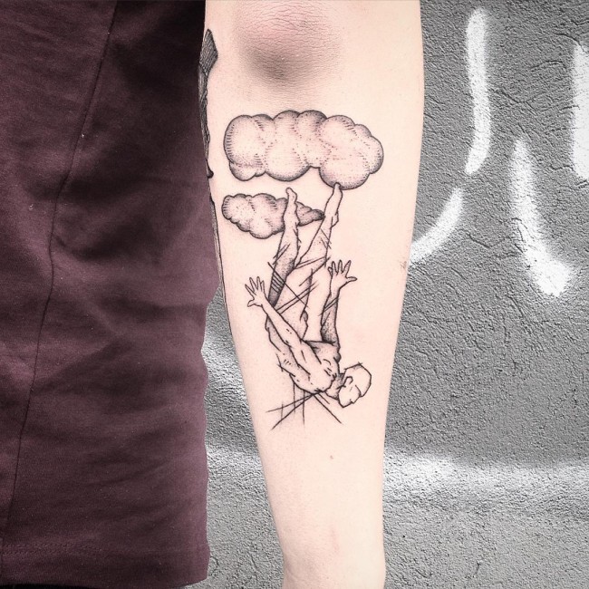 105+ Best Cloud Tattoo Designs & Meanings - Love is in the Air (2018)