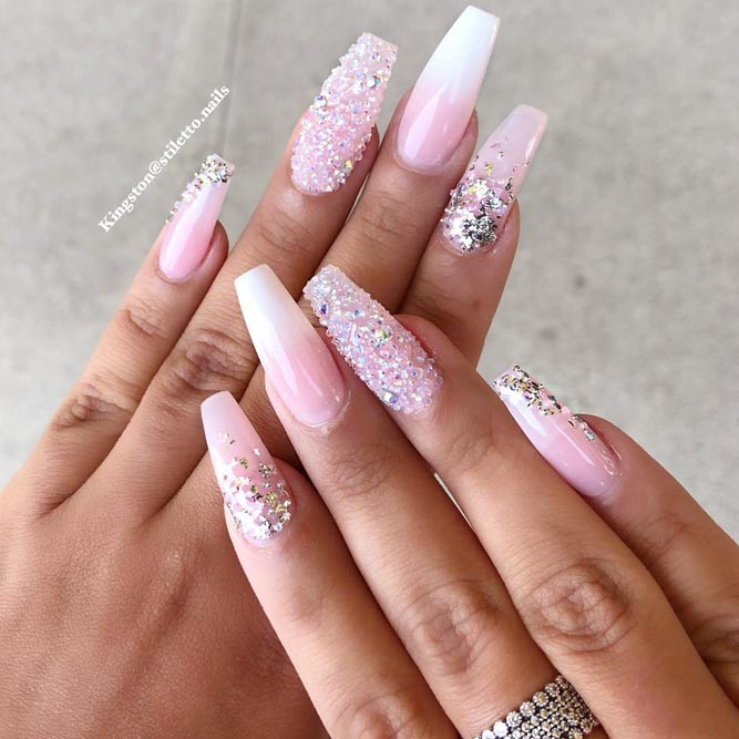30 Coffin Nail Designs You'll Want to Wear Right Now