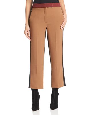 Marella Roma Cropped Color-Blocked Pants | Bloomingdale's