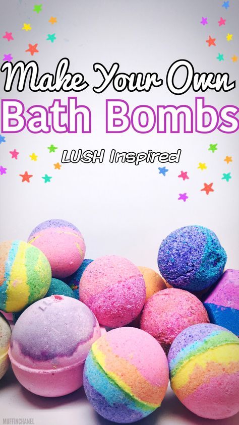 These DIY Lush-inspired Bath Bombs are super easy to make. Customize