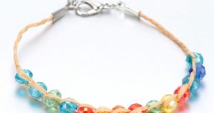 SZ0466 New Arrivals 5pcs/lot Colorful Crystal Lucky Beaded Bracelets
