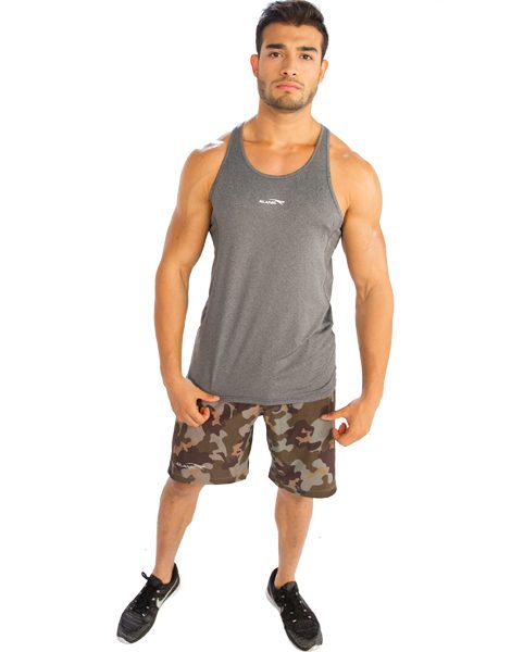 Wholesale Grey Comfy Tank Tees for Men From Gym Clothes